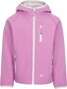 Trespass Mädchen Kinder Jacke Kian - Kids Softshell Jacket Deep Pink - Bild 1 von 9
