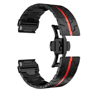 26/22mm Stainless Steel Strap For Garmin Fenix 6/6XPro/7/7X Quick fit Metal Band - Picture 1 of 20