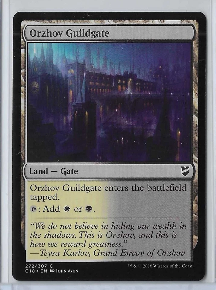 MTG Orzhov Guildgate Commander 2018 (C18) Common Magic Card #272/307 Unplayed - Image 1 of 1