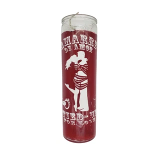 Tied Up for Love Ritual Candle in Red / Amarre de Amor Veladora Roja - Picture 1 of 2