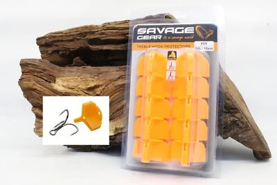 Savage Gear Treble Hook Protectors S M L XL XXL Hakenschutz Drillingshaken NEW