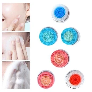 3 Pieces Rotating Face Brush Heads, Massager Head Exfoliating Facial Exfoliator - Picture 1 of 7