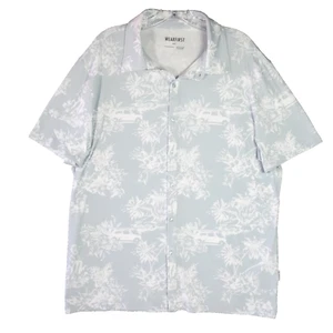 Wearfirst Herren Gr. L Hawaiihemd hellgrau Hula Tropical Themendruck - Bild 1 von 14