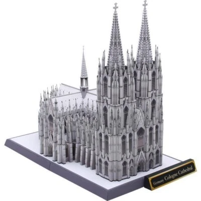 DIY Unassembled Cologne Cathedral 3D Paper Model Famous Building Collection - Image 1 of 4