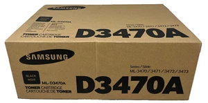SAMSUNG ML-D3470A TONER ORIGINALE NERO SAMSUNG ML-3470D/ML-3471ND [NO BOX] - Picture 1 of 1
