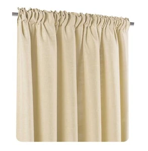 Vorhang Kräuselband 140x245 cm blickdicht Struktur Leinenoptik uni Gardine - Bild 1 von 94