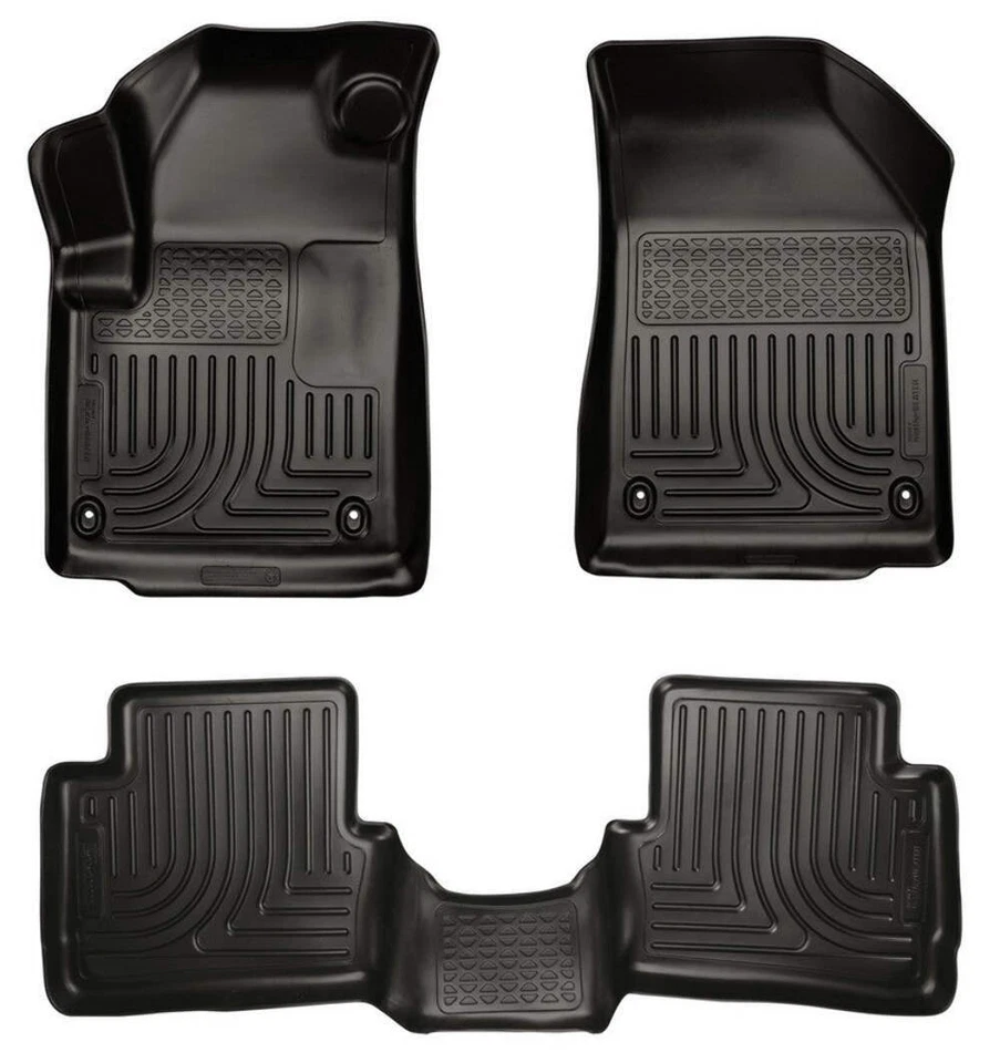 Fits 13- Dodge Dart Front & 2nd Seat Floor Liners by Husky Liners 99021 Foto 1 de 1