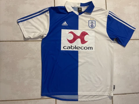 ADIDAS Grasshoppers Zurich 2002-2003 Home Football Shirt Soccer Jersey Men’s XL Cover
