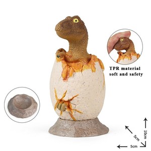 Baby Dinosaur Egg Model Action Figures T-REX Animal Kid Collector Decor Toy Gift