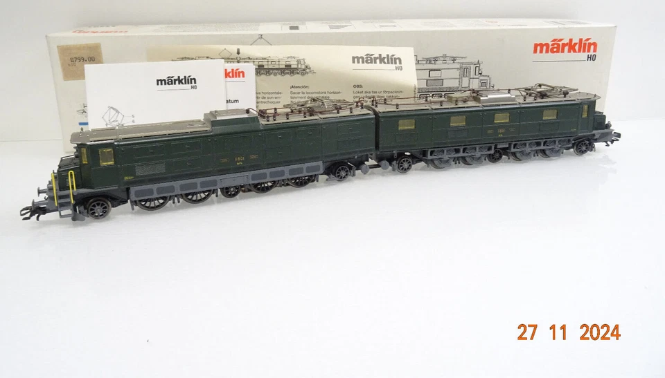 Märklin H0 33593 Schweiz Doppel-E-Lok Ae 8/14 11801 der SBB in OVP LE7575 - Bild 1 von 4