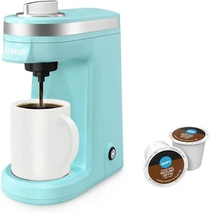 Mini Single Serve Coffee Maker - Easy One-Button Operation, Perfect for Travel - Picture 1 of 10