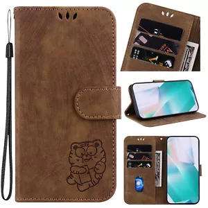 Cute Flip Magnetic Leather Stand Wallet Shockproof Phone Case For Various Covers - Picture 1 of 23