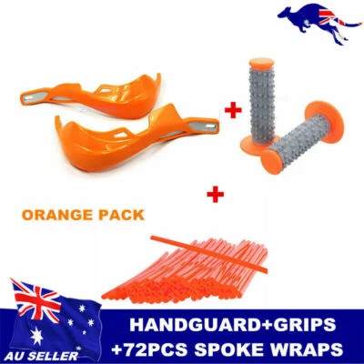 Cubierta de radios guardamanos naranja 4 KTM 50/65/85/125/150/250 SX 250/350/450/500 Foto 1 de 4