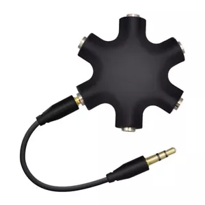 Sdoppiatore Cuffie 5 Prese Splitter Audio per Auricolari 3.5 mm Adattatore Cavo - Imagen 1 de 1