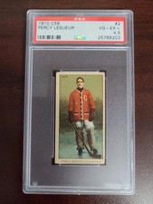 1910-11 C56 Percy Lesueur  Rookie Card #2 RC PSA 4.5 