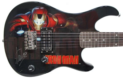 Guitarra Eléctrica Stan Lee Firmada Peavey Marvel Iron Man Tamaño 3/4 ¡Guitarra Eléctrica y Certificado! Foto 1 de 4