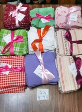 Vintage Fabric Squares 1970s for Quilting crafts, precut lot of 340 Pcs