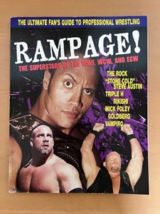Rampage! WWF WCW ECW WWE Wrestling Fan's Guide 2001 Magazine Book - Picture 1 of 3