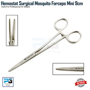 Pinzas Mosquito Hemostato Extra Pequeño Mosquito Pinzas Bloqueo Abrazaderas Instrumento - Imagen 1 de 9