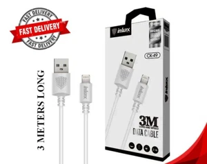 Inkax 3M USB Kabel - 2.1A Schnellladung & Daten für iPhone Gerät - Bild 1 von 3