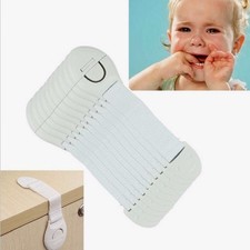 Child Safety Drawer Lock Cabinet Cupboard Drawers Door Holder Refrigerator 10pcs