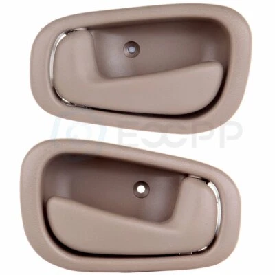 2 piezas manijas interiores de puerta beige para Toyota 98-02 para Corolla Foto 1 de 4