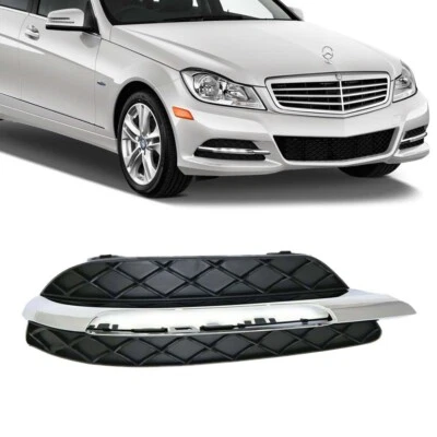 For 2012-15 Mercedes-Benz C250 C350 Daytime Running Light Trim Grille Passenger Foto 1 de 4