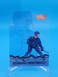Vasily Podkolzin 2021-22 Metal Universe RC #IC-26 Ice Carvings - Canucks Rookie - Picture 1 of 2