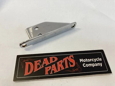 Harley Sportster Cromo Cuadrado Tanque de Aceite Soporte Soporte Pestaña Foto 1 de 2