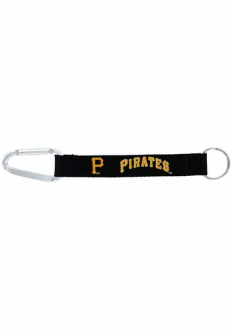 CLASSY & COOL PITTSBURGH PIRATES Carabiner Lanyard Keychain Key Ring MLB Cover