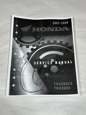 Official Service Shop Repair Manual 2007-2009 Honda TRX300EX TRX300X TRX 300X - Image 1 of 3