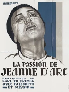 Gran póster francés de la pasión de Juana de Arco R1978 - Imagen 1 de 1