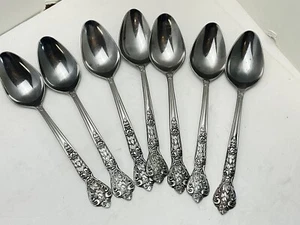 MSI Versailles 7 cucchiai da zuppa ovali di Stainless Japan 7 3/8" - Foto 1 di 3