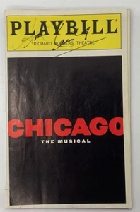 PLAYBILL Magazine Chicago The Musical Firmato Ann Reinking 1996 Teatro - Foto 1 di 9