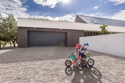 Beton Pflasterstein Bahnenverband 8cm | Muschelkalk | FRACHTKOSTENFREI AB 117m²  - Bild 1 von 4