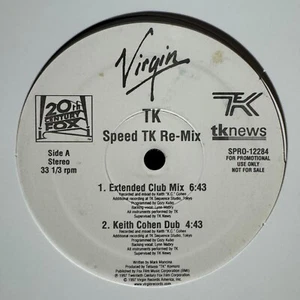 TK - SPEED TK RE-MIX (12") 1997!! RARE!! KEITH COHEN + DAVID FORD / SPRO-12284 - Imagen 1 de 2