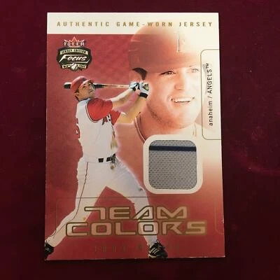 2003 Fleer Jersey Edition Focus TROY GLAUS Jersey Team Colors Angels  @JY36 - Image 1 of 2