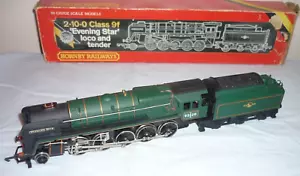 HORNBY OO GAUGE BR CLASS 9F 2-10-0 TENDER LOCO 92220 EVENING STAR R065 BOXED - Picture 1 of 3