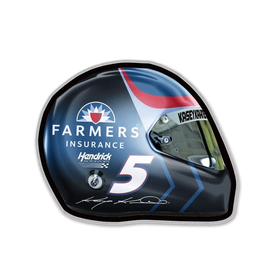 Kasey Kahne 2017 Wincraft #5 Farmer's Insurance Helmet Pin Carded FREE SHIP! - Image 1 of 1