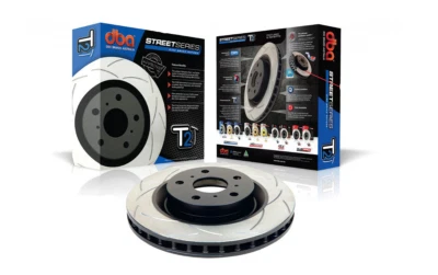 Rotor de freno trasero ranurado T2 DBA para Subaru 2006-2007 WRX / 2005-2009 LGT Foto 1 de 4