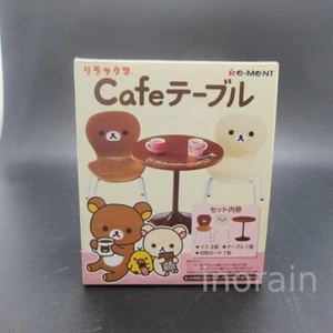 Re-ment Casa delle Bambole Miniatura San-x Rilakkuma Tavolo e Sedia da Caffè - Foto 1 di 5