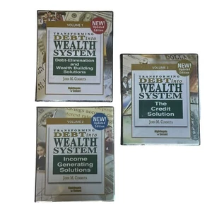 Transforming Debt Into Wealth System by John Cummuta Volume 1, 2, 3 CD Box Set - Picture 1 of 8