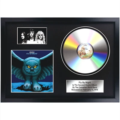 Rush – Fly By Night / Memorabilia / Souvenir in black frame / Collection /Rock - Image 1 of 4
