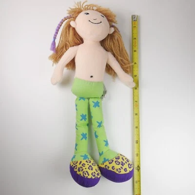 Groovy Girls Siri Plush Doll Manhattan Toy 2001 Light Brown/Sandy Tan 13” Tall - Image 1 of 3