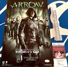 ARROW cast signed auto 2014 SDCC poster Stephen Amell Ramsey Haynes Holland JSA