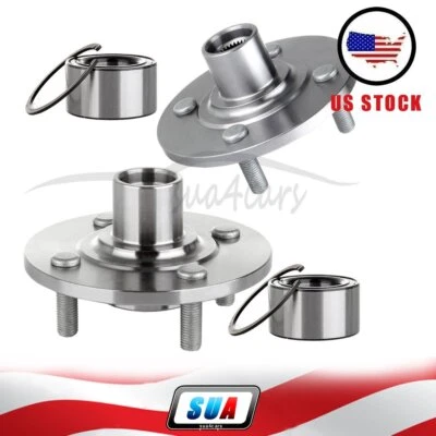 2 Set Front For Saturn SC1 SC2 SL SW2 Driver Or Passenger Wheel Hub Bearings - Image 1 of 4