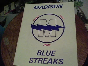 Madison Blue Streaks Sport Program Ohio s23 1984 - Imagen 1 de 7