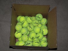 Lot of 40 Used Wilson tennis balls in good condition.