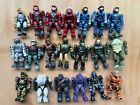 Lot of 20pcs Mega Bloks Construx Halo UNSC Spartan Mini Figures - All different