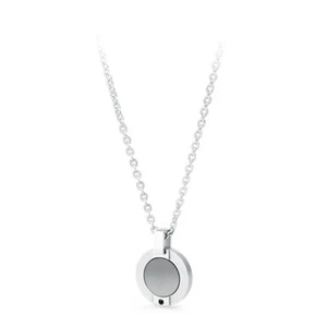 S'AGAPO GREY COLLANA ACCIAIO DA UOMO CON CIONDOLO TONDO E CRISTALLO SGR01 (0133) - Imagen 1 de 2